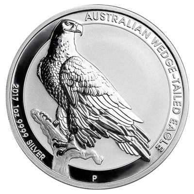 (image for) 2017 1oz Silver Coin – Australian WEDGE-TAILED EAGLE
